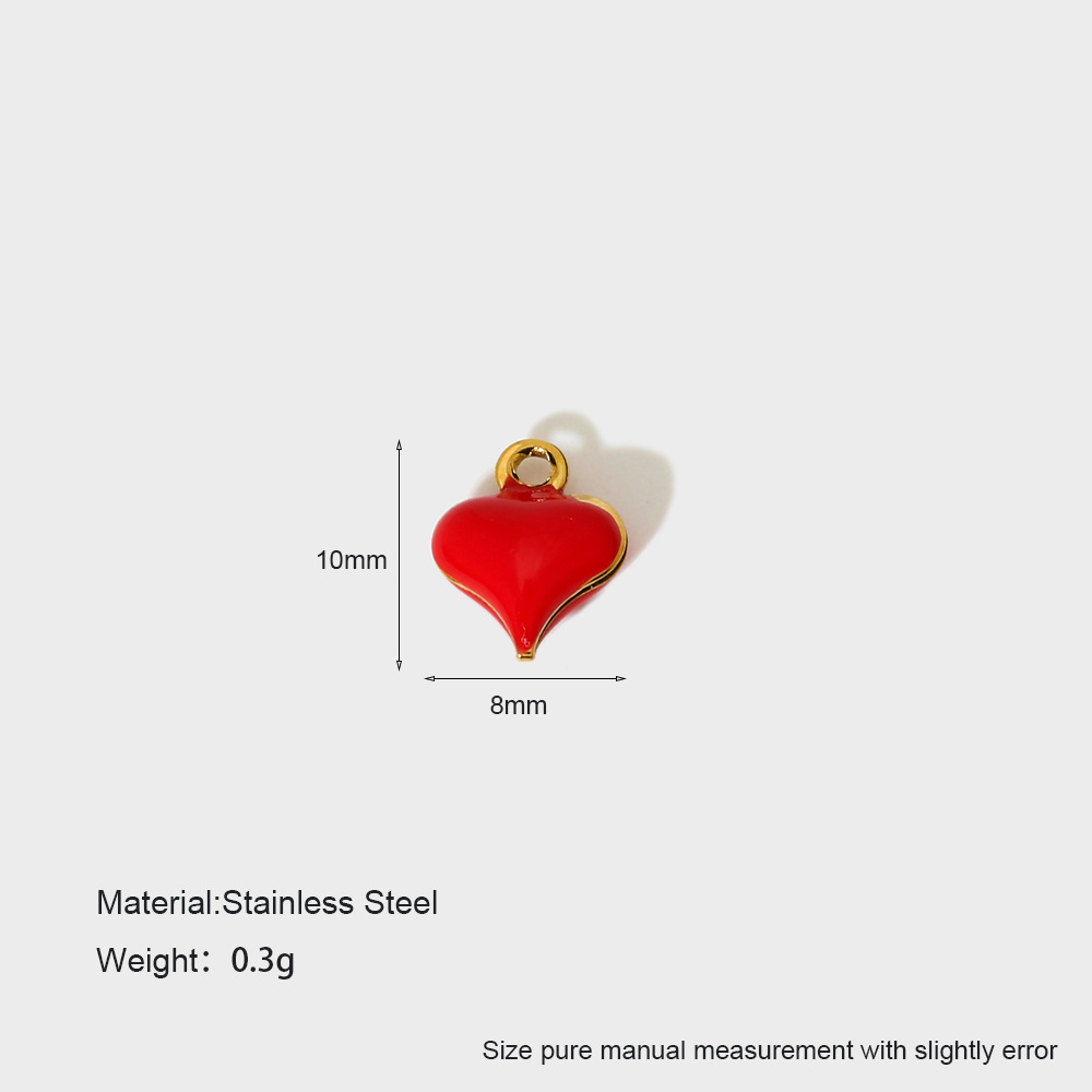 1g Weight 0.03µm-0.05µm Gold Plating Thickness PVD Coated Gold Plating Process Pendant Jewelry Making Type 5.5*29mm, 5*9mm, 8*10mm Jewelry Making Size 18K Gold Plated Plating Material 1 Piece Quantity 304 Stainless Steel Material Heart Shape, Coral, Mushroom, chili Pattern IG Style, Cute Style Enamel Craft 1 Piece 5.5*29mm 5*9mm 8*10mm 304 Stainless Steel 18K Gold Plated Heart Shape Coral Mushroom Polished Pendant DIY Ornament Accessories 无