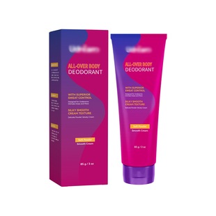 Cross-Border Mild and Non-Irritating Portable Long-Lasting Fresh Deodorant Cream for Heavy Sweat Odor 85g for Business Trips