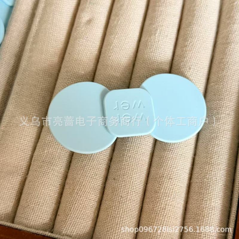 2025徐璐字母款醋酸蝴蝶结鸭嘴发夹刘海边夹可爱少女时髦碎发整理|undefined