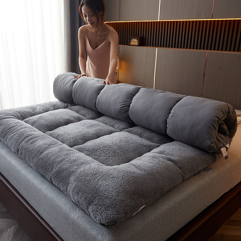 Lamb Wool Mattress Topper Ultra-Soft Ultra-Thick Mattress 1.5m 150X200 Mattress Base Pad Mattress Quilt