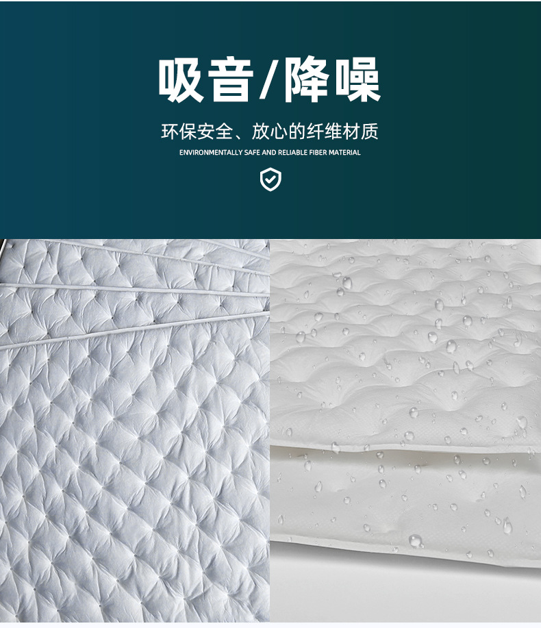 Car Edge Sealing Sound-Absorbing Cotton, Car Soundproofing Cotton, Flame-Retardant Shock-Absorbing Cotton/White Cotton Cross-Border Automotive Supplies Oem