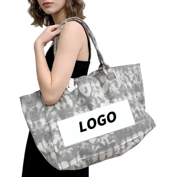 New High-End Tote Bag for Women, Large-Capacity Canvas Shoulder Bag, Commuting Yoga Fitness Handbag, Same Style for Men and Women