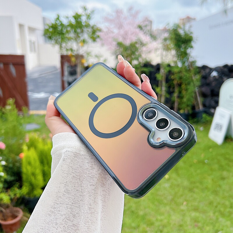 Suitable for Samsung A55 A56 Mobile Phone Case, Bright Shadow Chameleon Anti-Fall Samsung A27 A57 Magnetic Protective Case