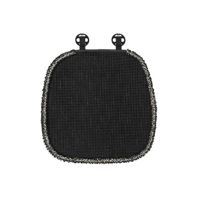Waist support and Lumbar Support, Simple Solid - lace-small-fragrant-cushion-black-front-row