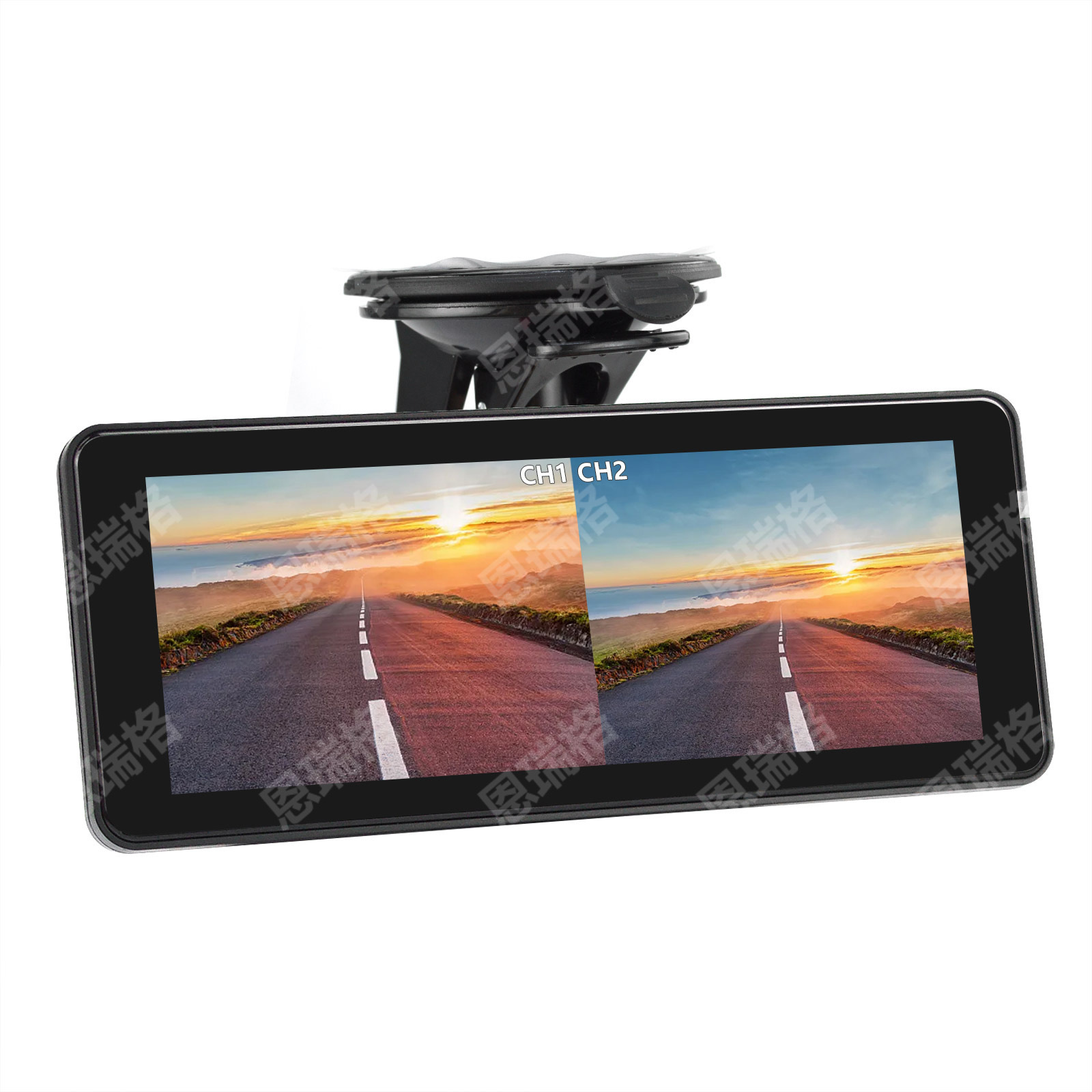 Hd Car Display 6.86inch Dvr Reversing Display Screen 2 Split with Two Brackets
