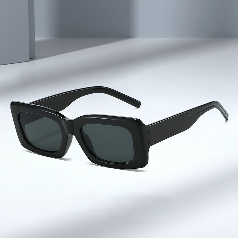 Fashionable Women's Square Frame Sunglasses Uv Protection Trendy_voghion.com