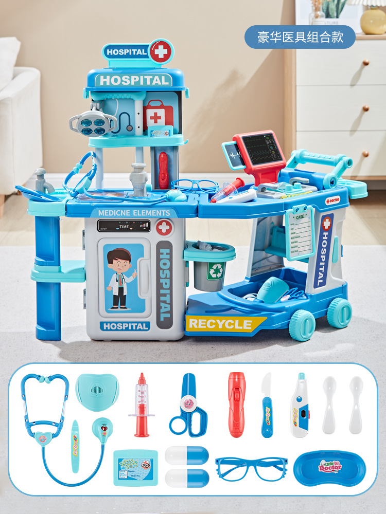 Niños pequeños médicos juegan juguetes para niños niñas niñas puzzle 3 - 6 años de edad 4 juegos de regalo de cumpleaños 5