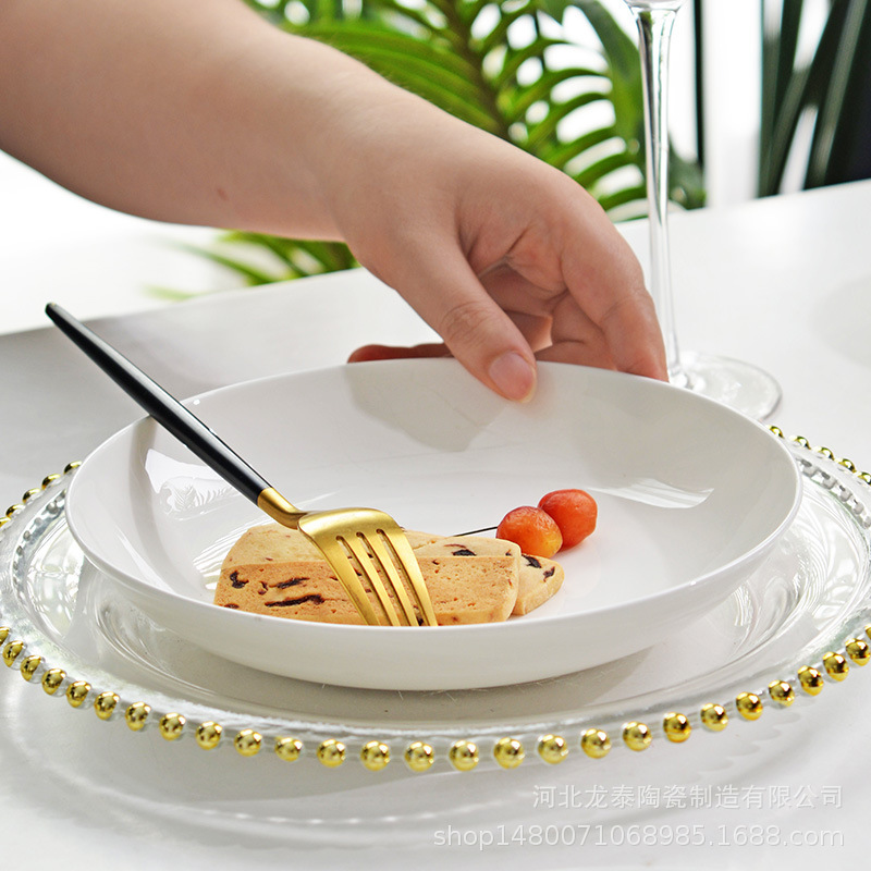 家庭用の創意的な白い唐山の骨の磁器の食器の食器の日本式の高い足のご飯の顔の碗の陶磁器の碗はロゴを決めることができます。|undefined