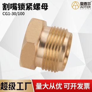 Cutting nozzle nut for flame cutting machine fire cap machine CG1-30/100 fire cap screw for cutting machine
