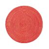 Round European -style cotton gauze cushion coat fruit pads insulation home anti -slip table decoration tableware pad