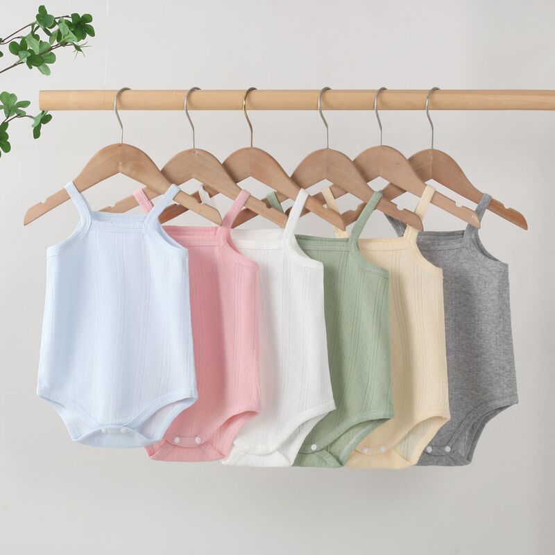 Summer Baby Sling Bag Fat Clothes Jacquard Boneless Newborn Pure Cotton Thin Breathable Mesh Triangle Hatshirt Climbing Clothes