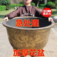 特大号花盆加厚树脂盆景铁树盆托盘庭院果树盆阳台种菜盆