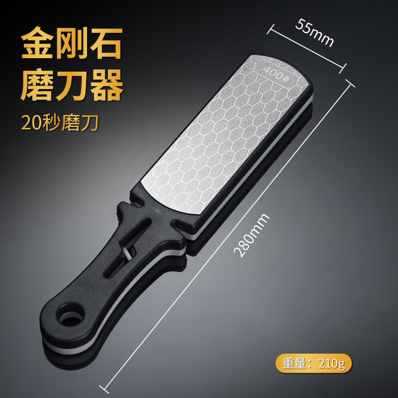 卸売りネット紅金刚砂磨刀神器家庭用包丁磨刀石400目両面多機能磨刀器|undefined