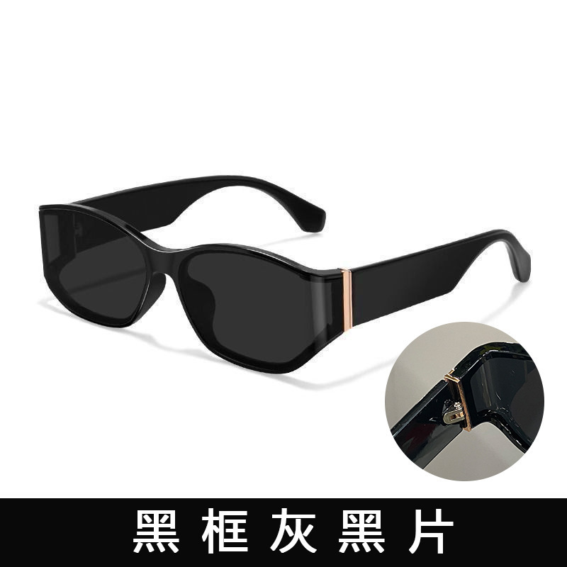 时尚猫眼曲面屏墨镜 UV400高清防晒驾驶防紫外太阳眼镜爆款太阳镜|undefined