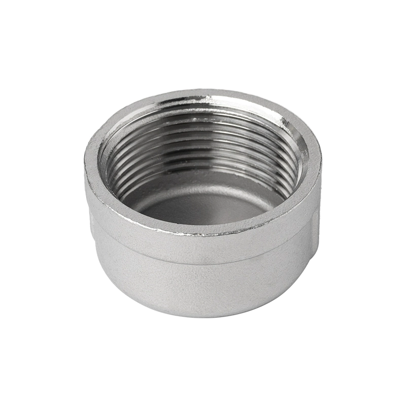 304 stainless steel inner wire pipe cap internal thread stuffy cap plug water pipe stuffy thread buckle plug accessories connector 4 points
