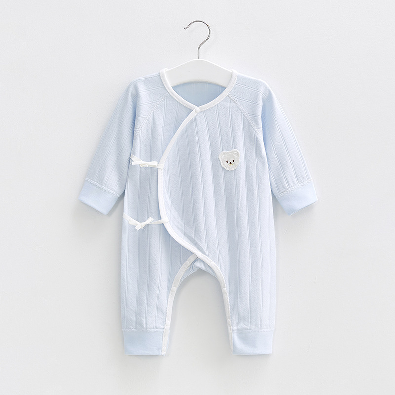 Ropa de bebé recién nacido para primavera, otoño y verano, de algodón puro, estilo monge, conjunto de otoño, pelele para recién nacido, traje para gatear, mono unisex para bebé