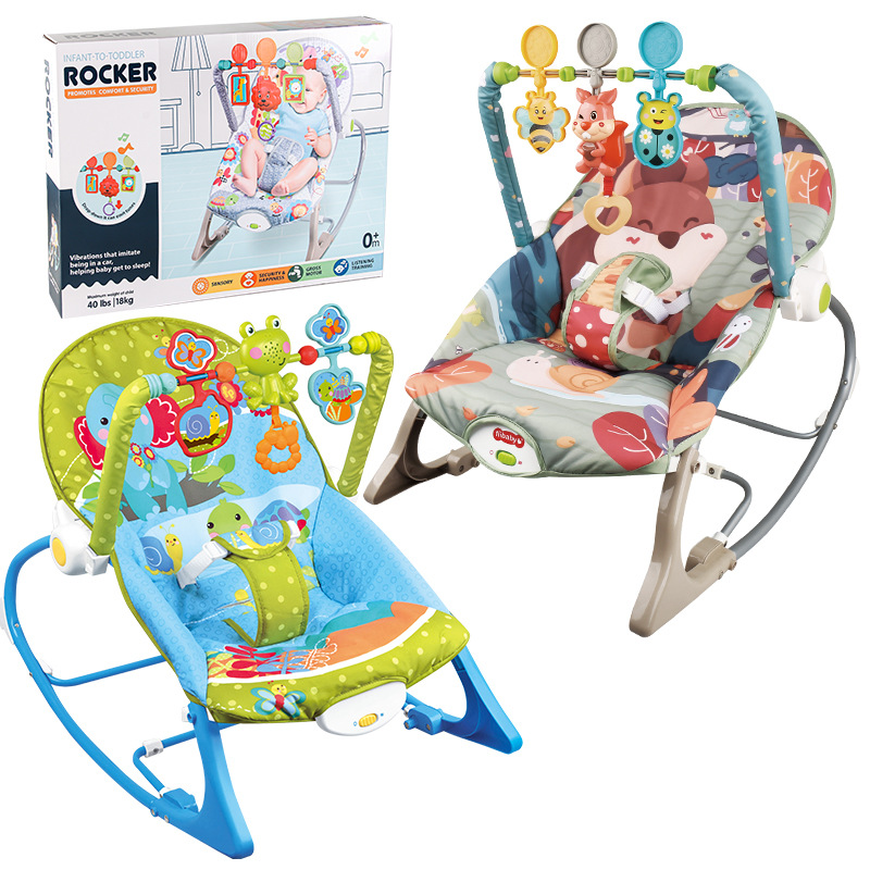 Comercio exterior caliente baby mecedora baby multifuncional música mecedora asiento de asiento mecedora para niños