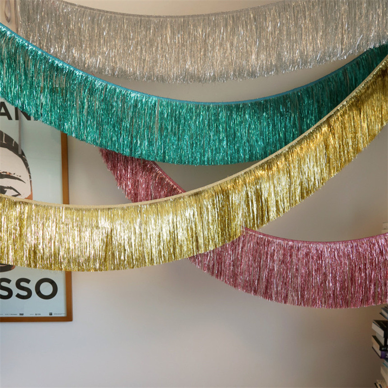 Ins Navidad decoración flor de seda de lluvia atmósfera joyería café tienda accesorios diseño conjunto de globos