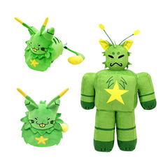 跨境新品Gnarpy discovers the internet綠色貓毛絨玩具玩偶公仔