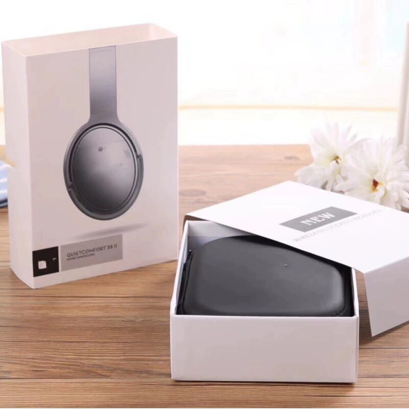 クロスボーダー QC35 II ハイエディション レザーバッグ付き ワイヤレス Bluetooth ヘッドセット カード通話 海外|undefined