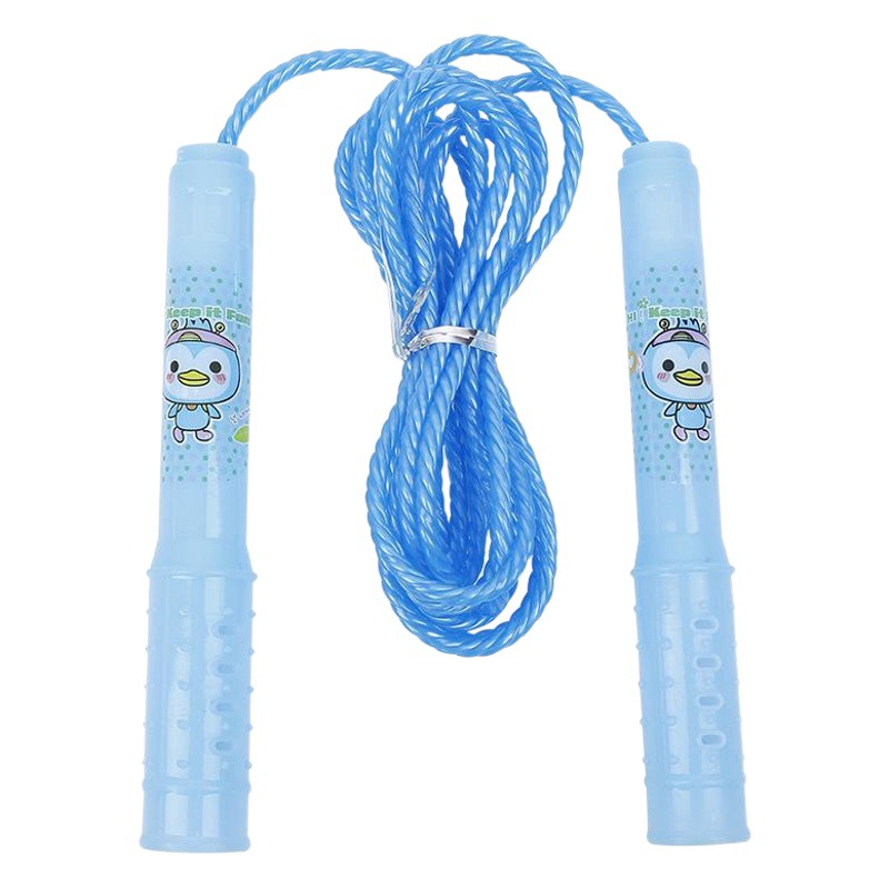 6133 fábrica directa de dibujos animados para niños cuerda de saltar color perla cuerda de giro escuela primaria y secundaria jardín de infantes entrenamiento deportivo cuerda de saltar