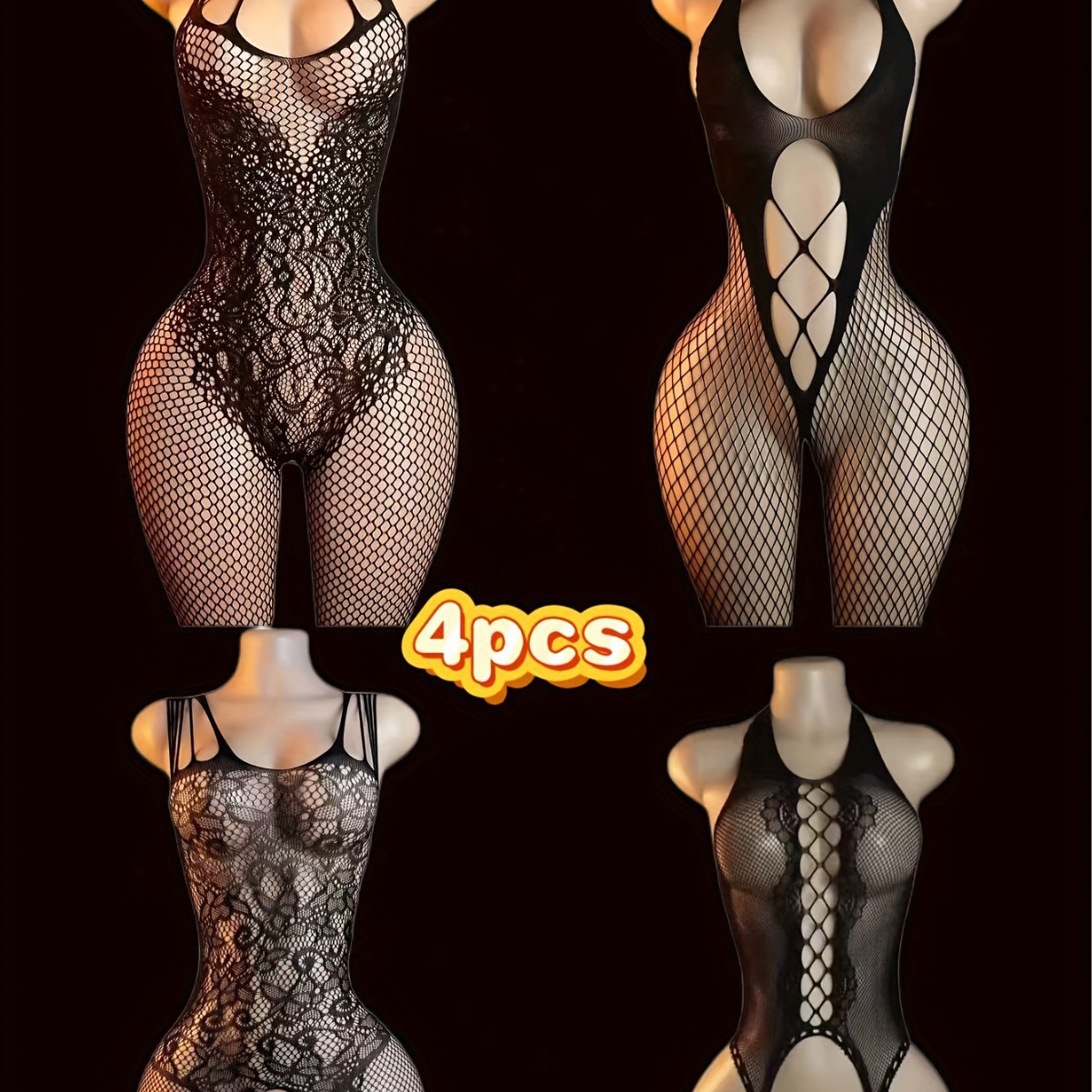 Temu新款热销款式服饰情趣内衣性感透明诱惑情趣丝袜厂家情趣网袜