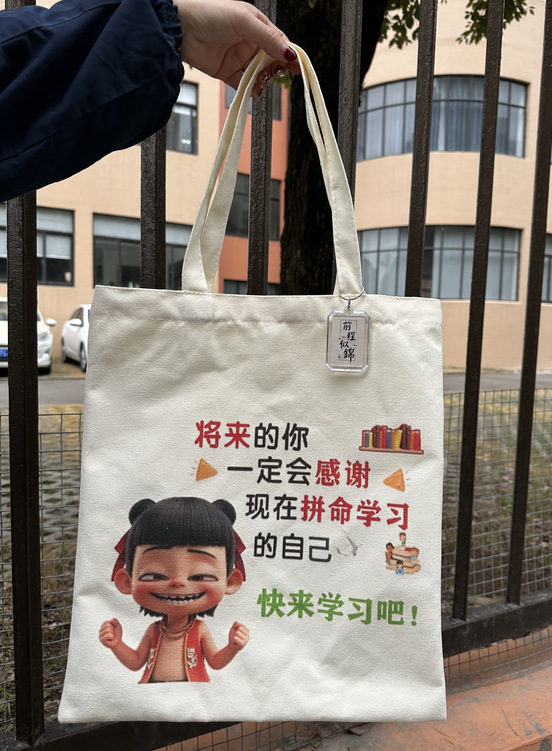 Bolsa de lona personalizada – tote bag de algodón para compras, clases o regalos