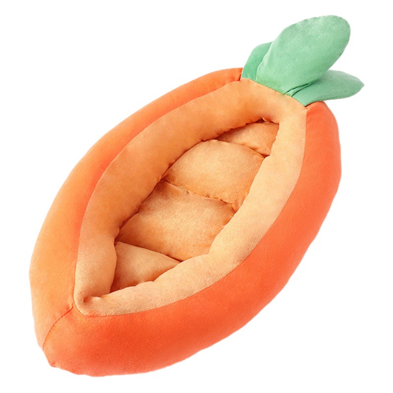 Nido de gato amazónico cuatro estaciones Universal creativo dibujos animados zanahoria perrera gato estera de doble cara extraíble y lavable nido de mascotas