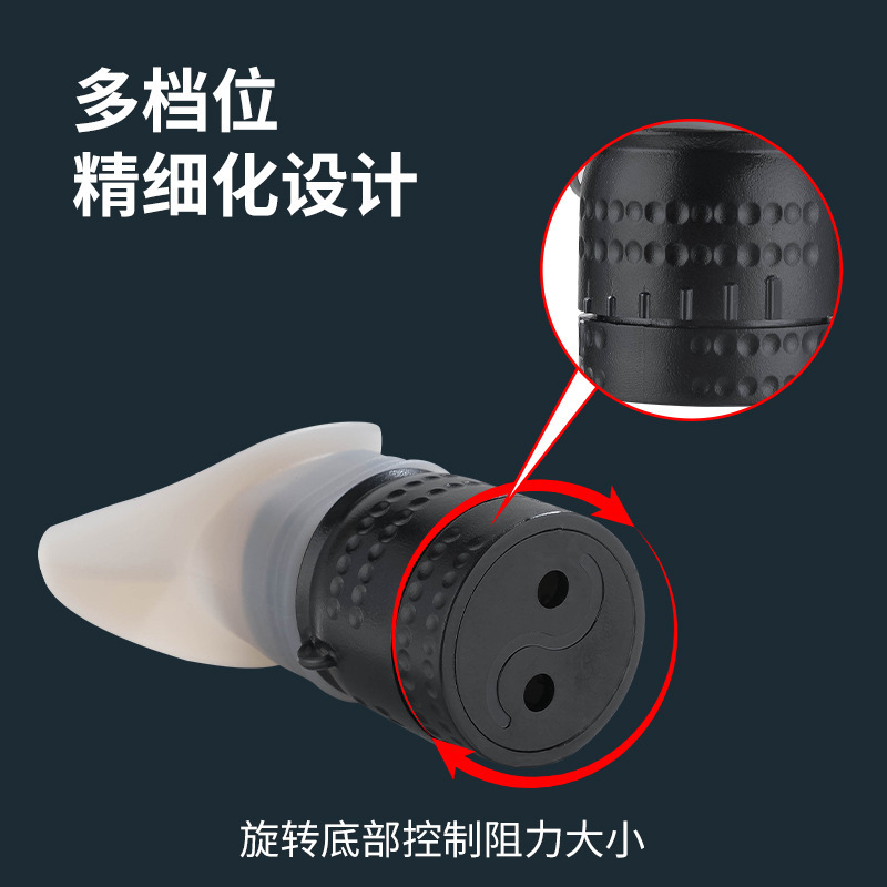 国境を越えた新型肺活量肺部機能咬口筋肉呼吸器腹式スローブローイング肺機能呼吸訓練器|undefined