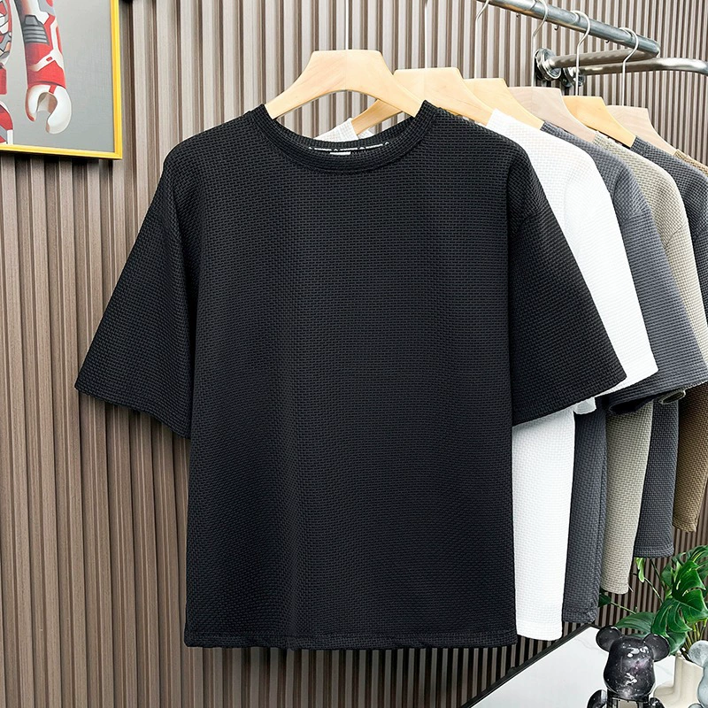 Прохладный топ Bamboo Festival Festival Футболка для мужчин с короткими рукавами Летняя сплошная сетка для комфорта и отдыха