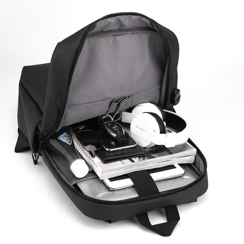 Transfronterizo simple de los hombres de cercanías Mochila De Negocios casual textura portátil mochila de entrega al por mayor de los hombres