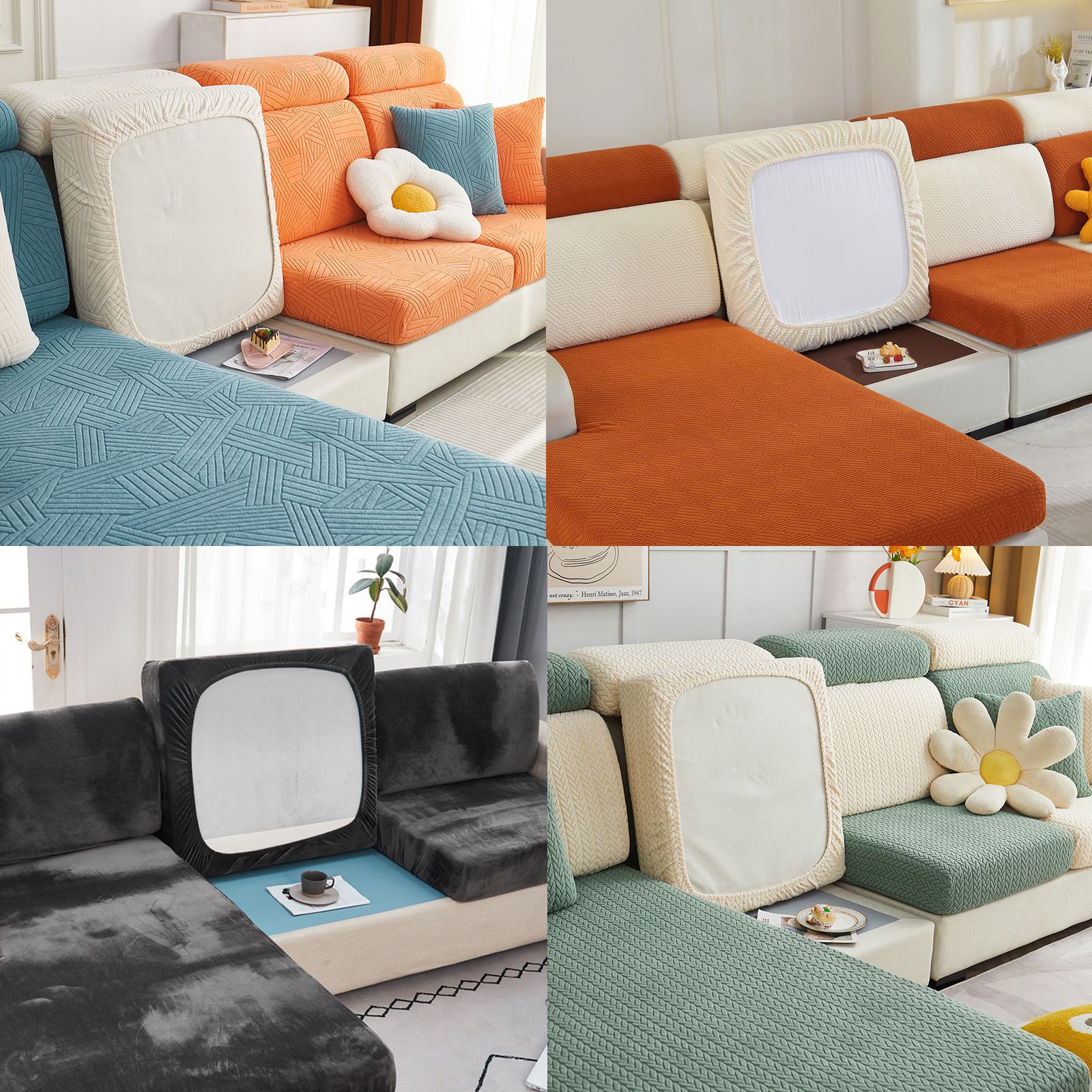 Wholesale universal thickened sofa cover single double three-person sofa cover all-inclusive four-season universal sofa cushion cover cross-border