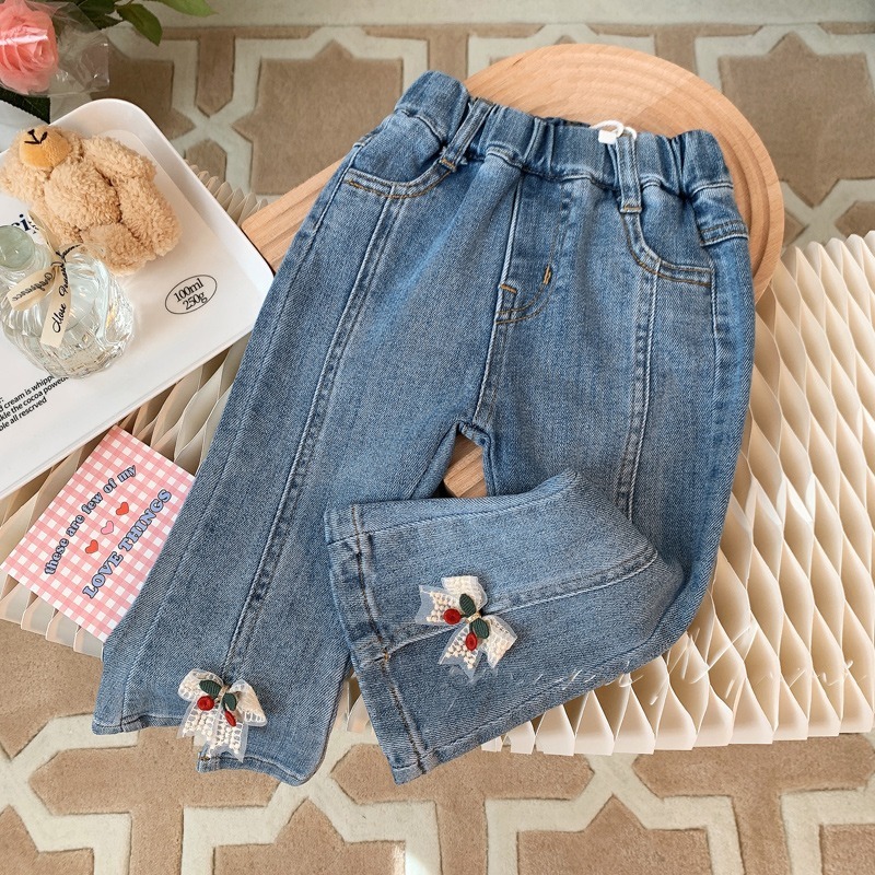 Jeans para niñas primavera y otoño 2026 jeans delgados para niñas jeans elásticos para niñas