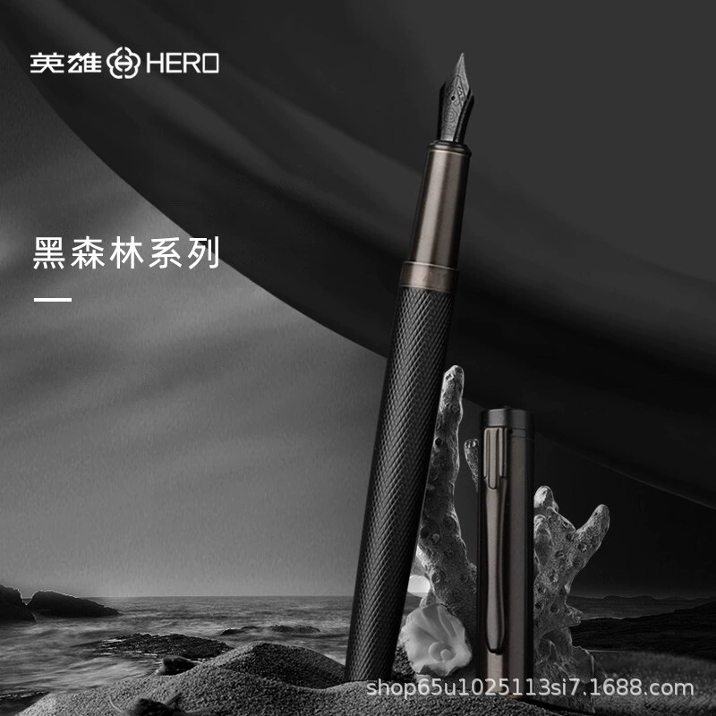 Герой ручка для студентов, практикующих ручку для бизнеса офис можно обменять чернильный мешок металлическая ручка оптом бесплатная надпись