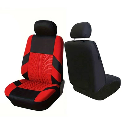 Meike, 9-Piece Set, Universal for | Universal seat cover - red-2-piece-set-front-row-single-seat-general