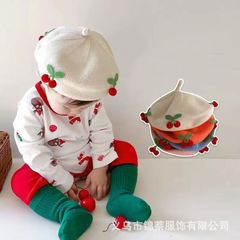 女の赤ちゃんの帽子秋冬の洋気ベレーのニット帽ファッションのカボチャの帽子の女の子の頭の毛糸の帽子の画家の帽子