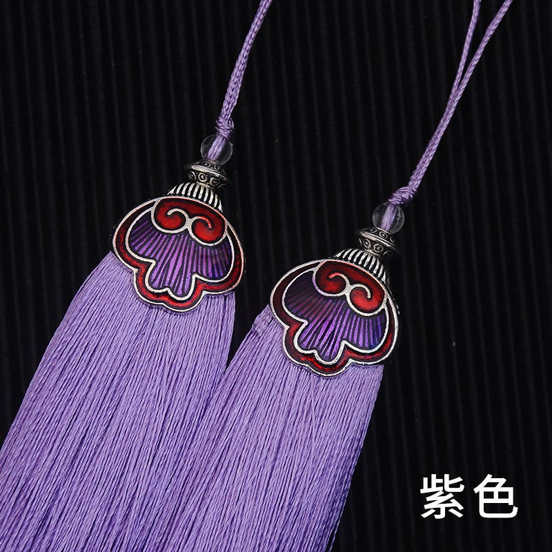 祥云流苏吊穗帽子配件DIY CCB流苏滴油帽子 颜色可更改详情8