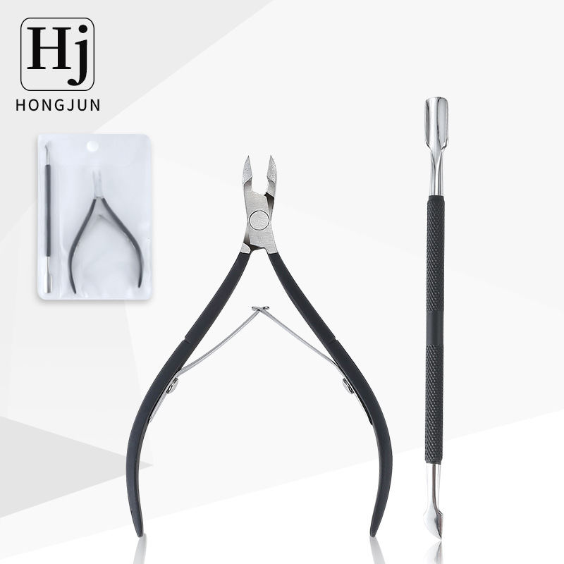 Exfoliating professional nail scissors stainless steel for manicure