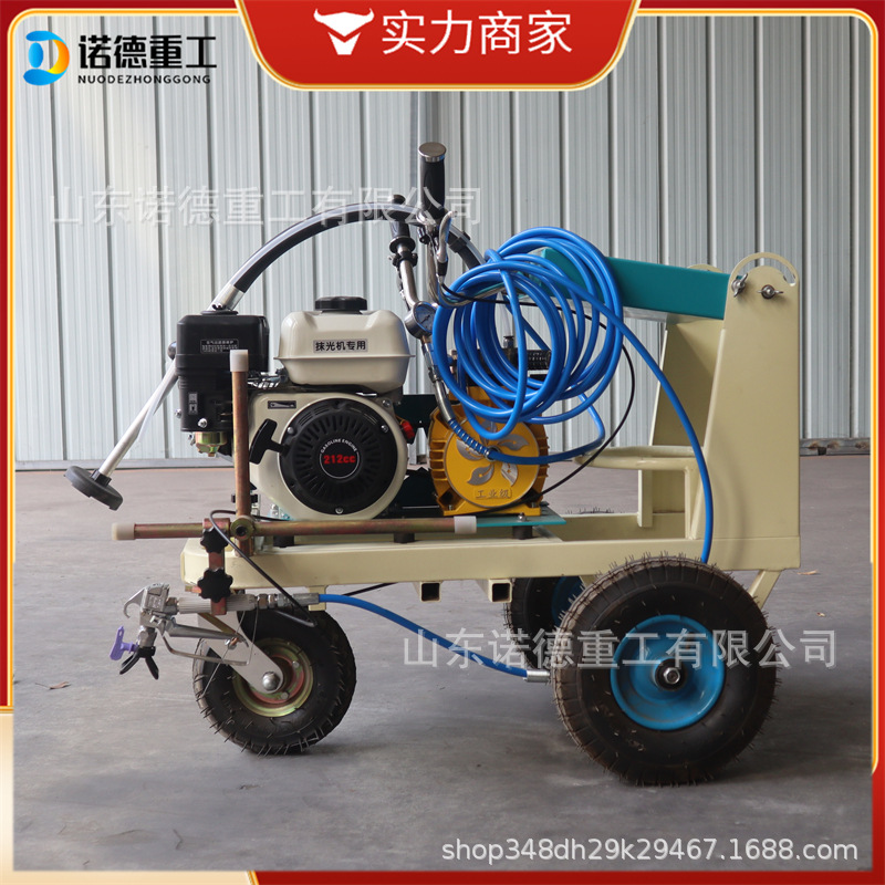 汽油款冷喷划线车停车位塑胶跑道标线机道路冷喷划线机