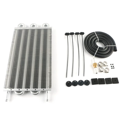 car radiator Conditioning Exhaust Pipe Condenser Tube - 6-rows-of-silver-condenser-tubes