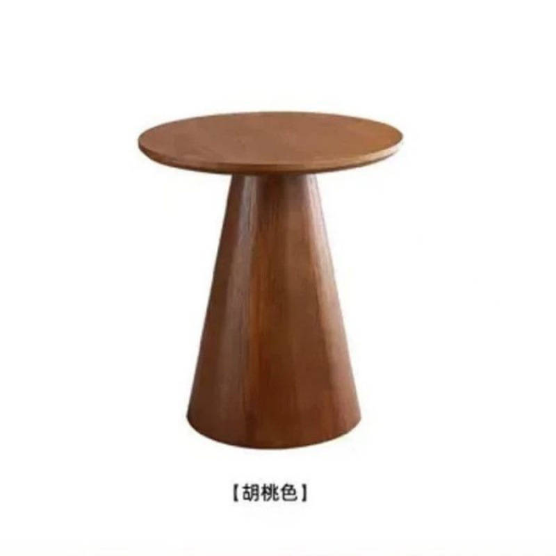 实木小圆桌洽谈桌茶几简约休闲创意咖啡厅奶茶店酒店店面接待圆桌|undefined