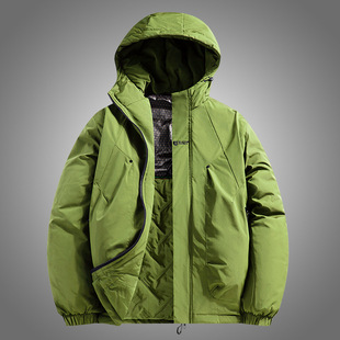 Customized Logo Autumn and Winter Couples New Velvet Jacket Outdoor Thickeneded Windproof and Waterproof Cotton Sports Jacket