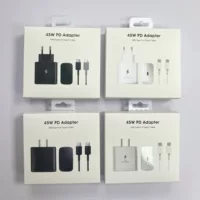 Новая модель подходит для упаковочной коробки зарядного устройства Samsung PD45W UVP45w, стандарт США и Европы, нейтральная упаковочная коробка.