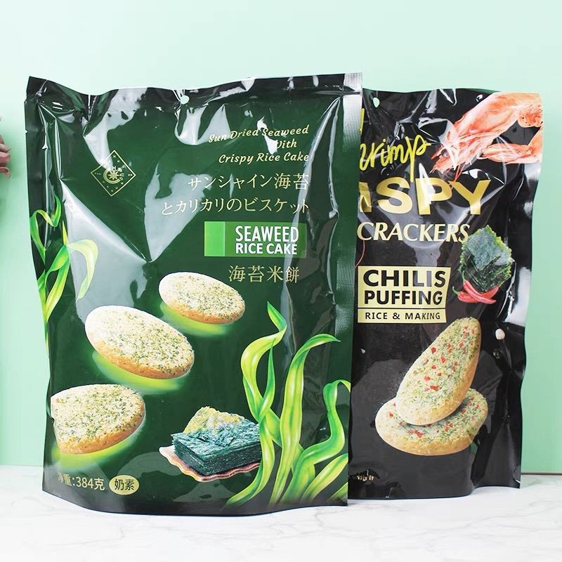 海苔味米饼雪饼马来西亚风味酥脆休闲零食独立包装大袋包邮