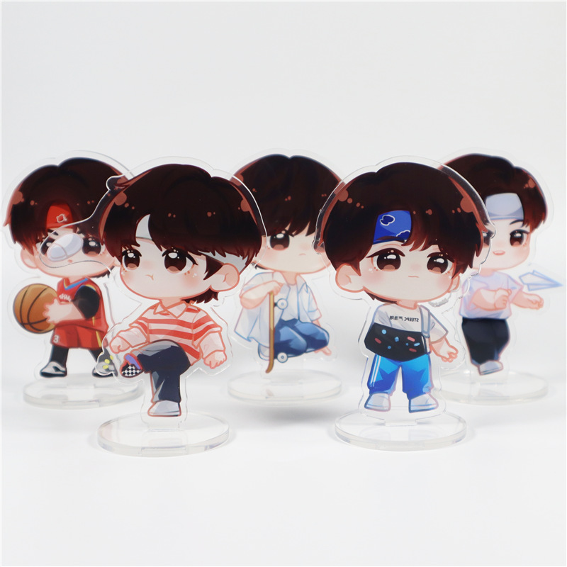 Acrylic cartoon keychain