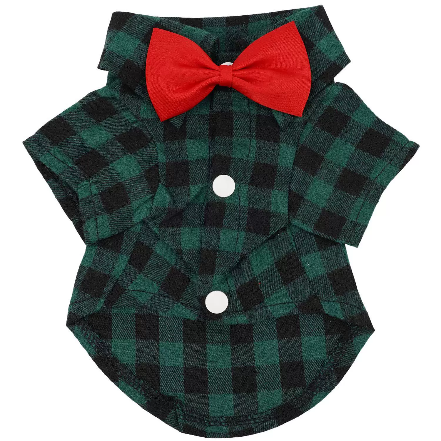 泰迪比熊小中大犬宠物衣服猫咪用品狗狗格子衬衫西装宠物服饰