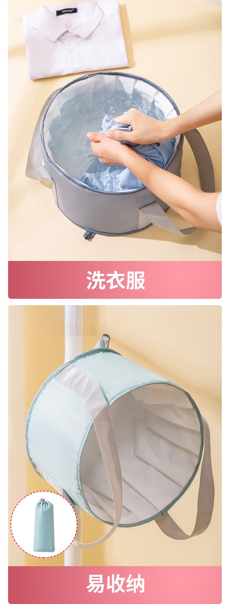 Foldable Foot Soak Bag Tall Bucket Over Calf Home Foot Bath with Heat Retention Pink Large Size quality and texture