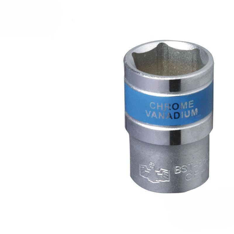 1/2"12.5mm六角蓝带套筒 短套筒头子 汽车维修工具8-32mm