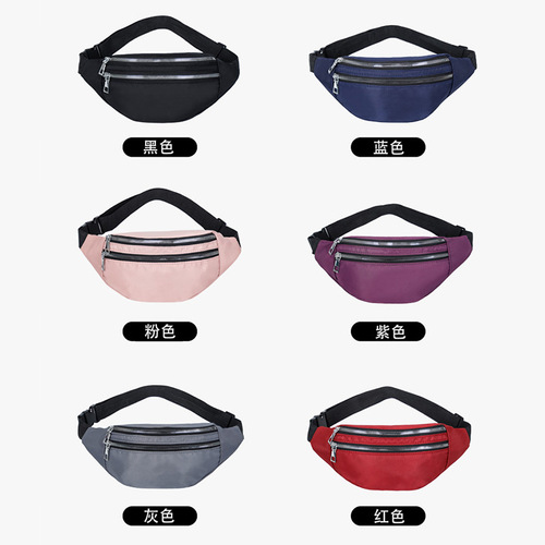 Factory's new cross-border best-selling sports waist bag waterproof mobile bag Korean-style fashionable waist bag large capacity waist bag