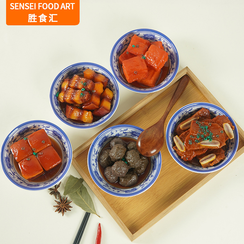 现货1:1仿真食物模型仿真大碗菜红烧肉饭店假菜模型影视摄影道具